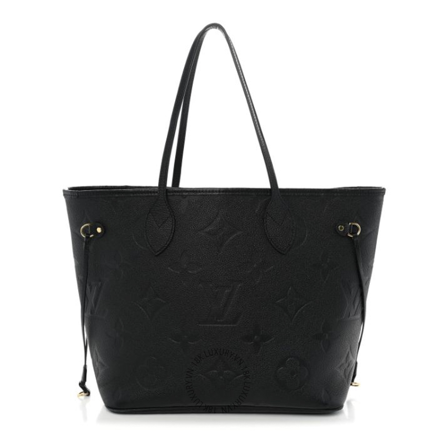Túi Xách Louis Vuitton Empreinte Monogram Giant Neverfull MM Black NSBD717
