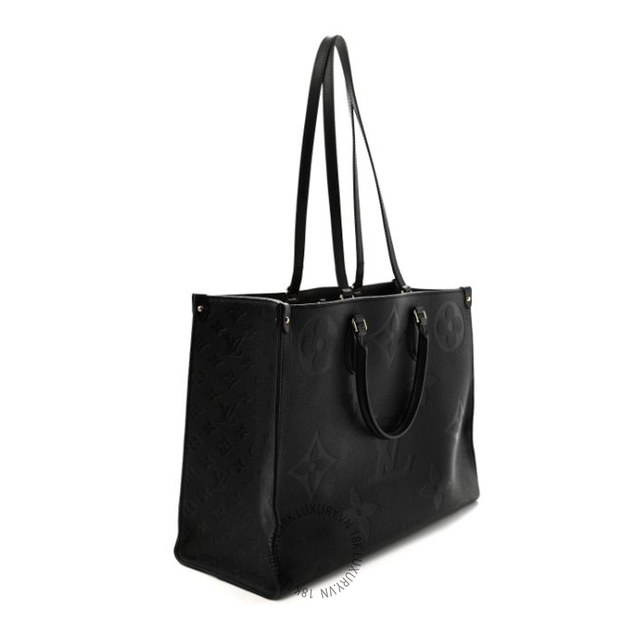 Túi Xách Louis Vuitton Empreinte Monogram Giant Onthego GM Black NSBD193