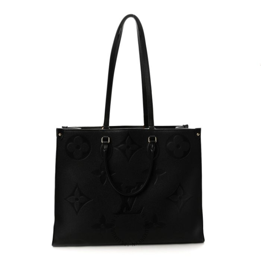 Túi Xách Louis Vuitton Empreinte Monogram Giant Onthego GM Black NSBD193