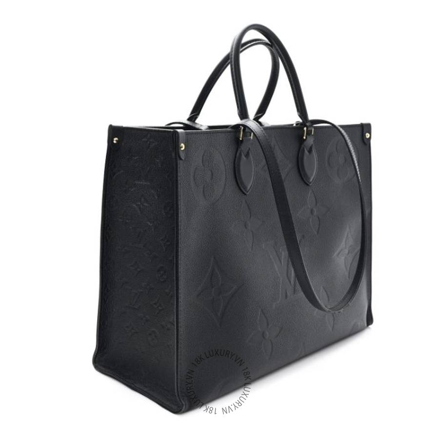Túi Xách Louis Vuitton Empreinte Monogram Giant Onthego GM Black NSBD540
