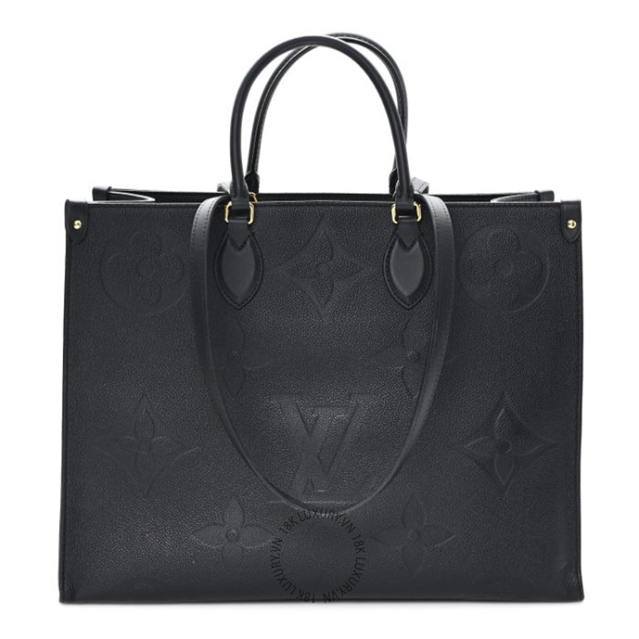 Túi Xách Louis Vuitton Empreinte Monogram Giant Onthego GM Black NSBD540