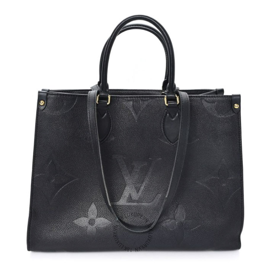 Túi Xách Louis Vuitton Empreinte Monogram Giant Onthego MM Black NSBD172