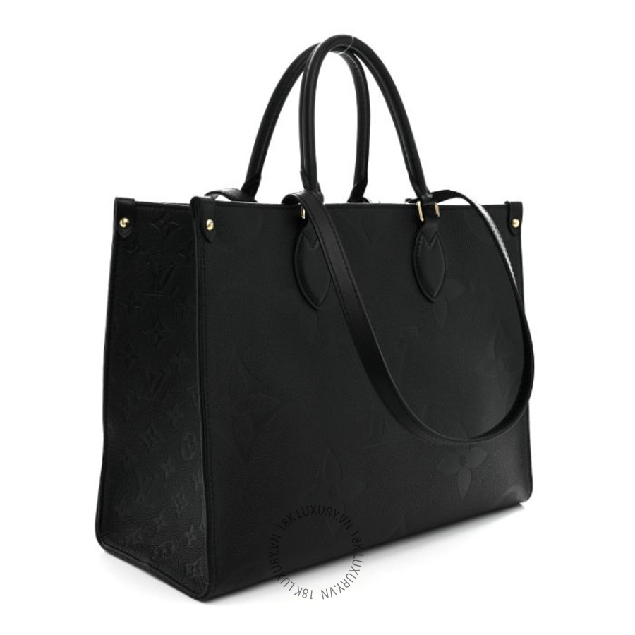 Túi Xách Louis Vuitton Empreinte Monogram Giant Onthego MM Black NSBD631