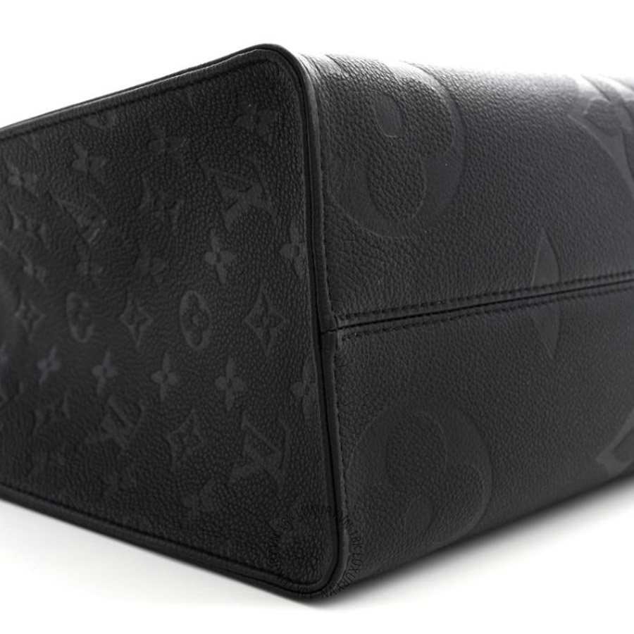 Túi Xách Louis Vuitton Empreinte Monogram Giant Onthego MM Black NSBD631 19 Túi Xách Louis Vuitton Empreinte Monogram Giant Onthego MM Black NSBD631