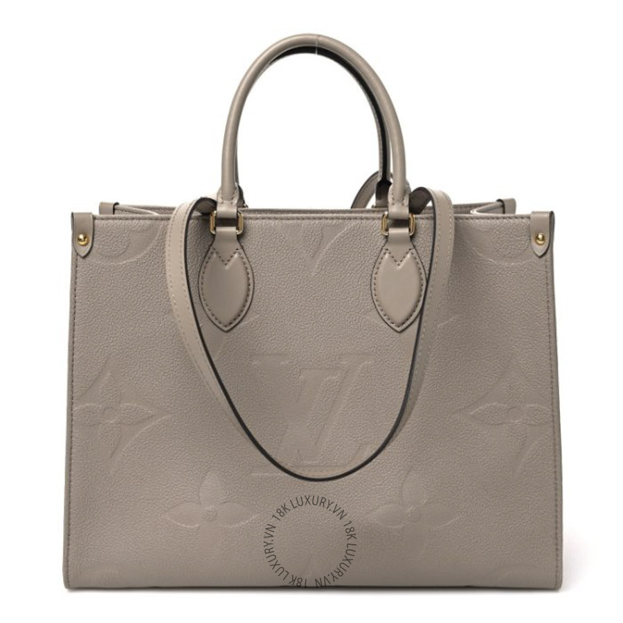 Túi Xách Louis Vuitton Empreinte Monogram Giant Onthego MM Tourterelle NSBD006
