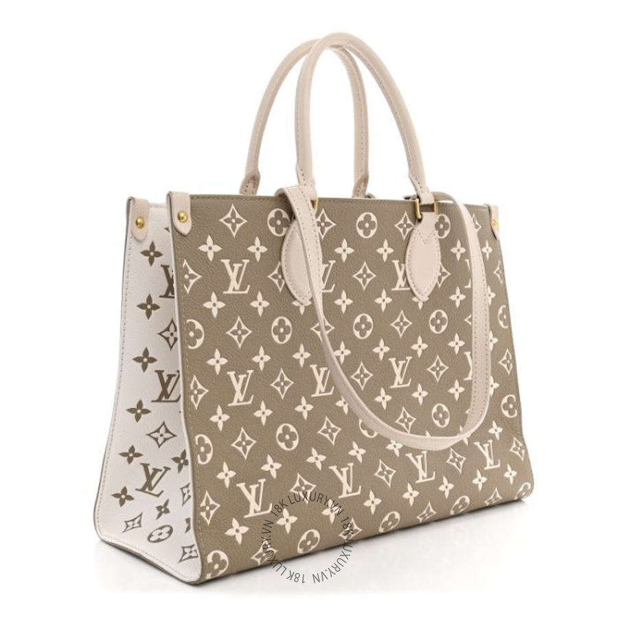 Túi Xách Louis Vuitton Empreinte Monogram Spring In The City Onthego MM Kaki Beige Cream NSBD806