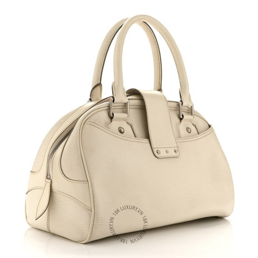 Túi Xách Louis Vuitton Epi Bowling Montaigne GM Ivory NSBD732