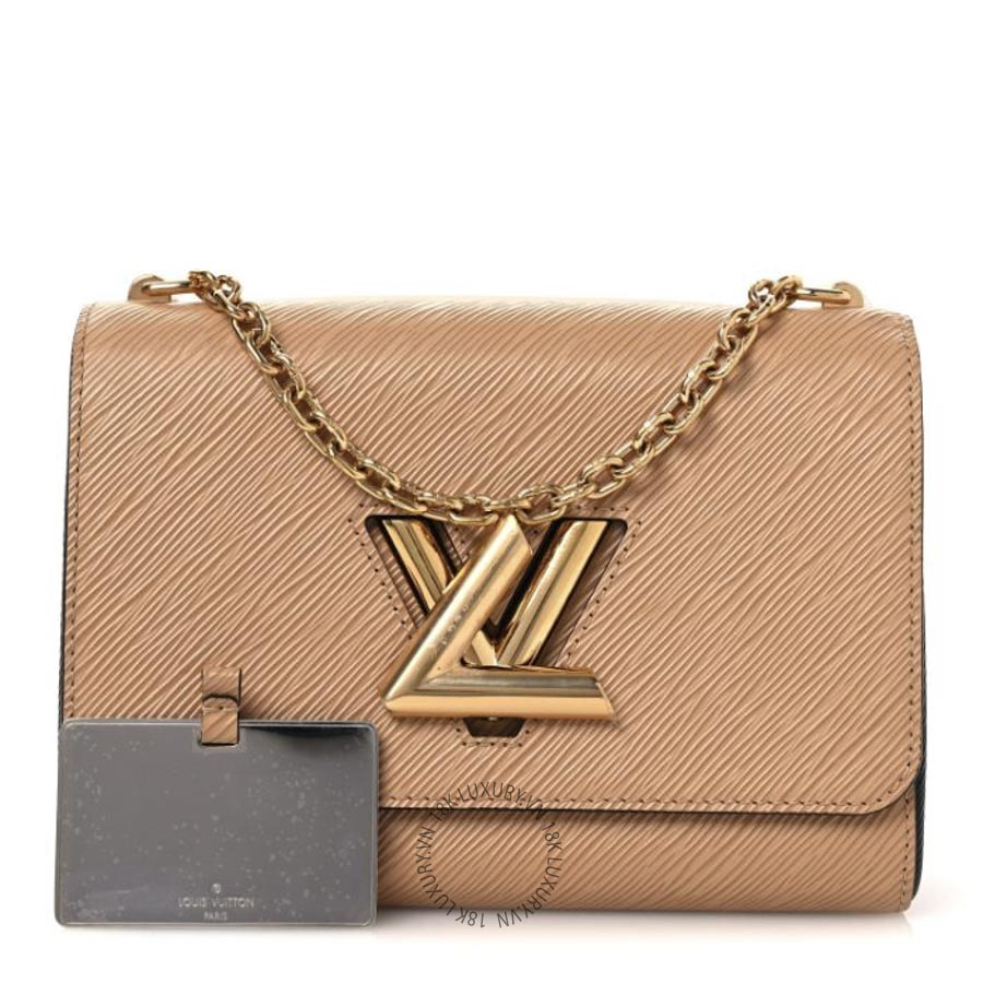 Túi Xách Louis Vuitton Epi Twist Shoulder Bag MM Camel MNGR700