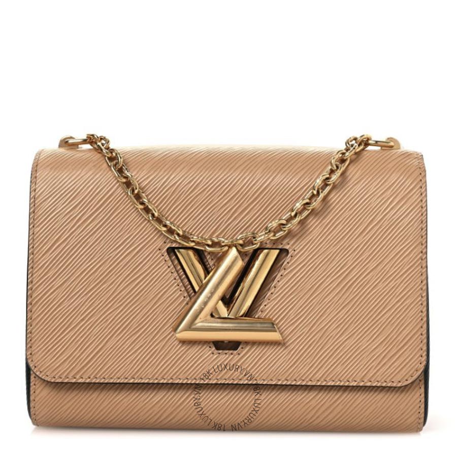 Túi Xách Louis Vuitton Epi Twist Shoulder Bag MM Camel MNGR700