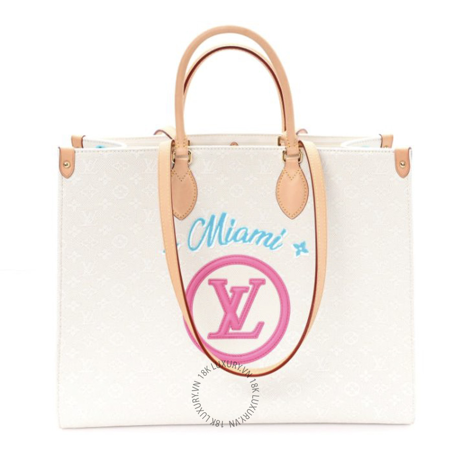 Túi Xách Louis Vuitton Jacquard Monogram Miami Onthego GM NSBD658