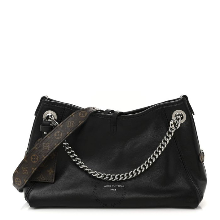 Túi Xách Louis Vuitton Lambskin CarryAll Cargo Vibe PM Black QWE1454