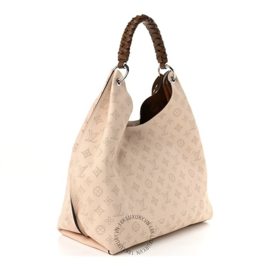 Túi Xách Louis Vuitton Mahina Carmel Hobo Creme NSBD291