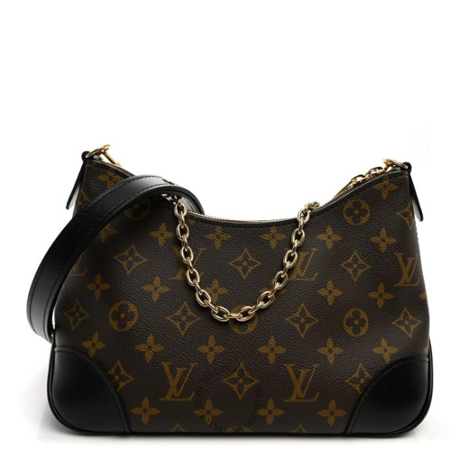 Túi Xách Louis Vuitton Monogram Boulogne NM Black QWE1380