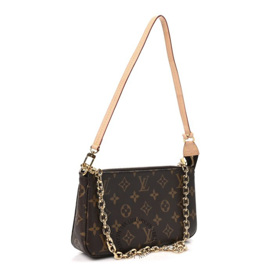 Túi Xách Louis Vuitton Monogram Chain Pochette Accessories NSBD303