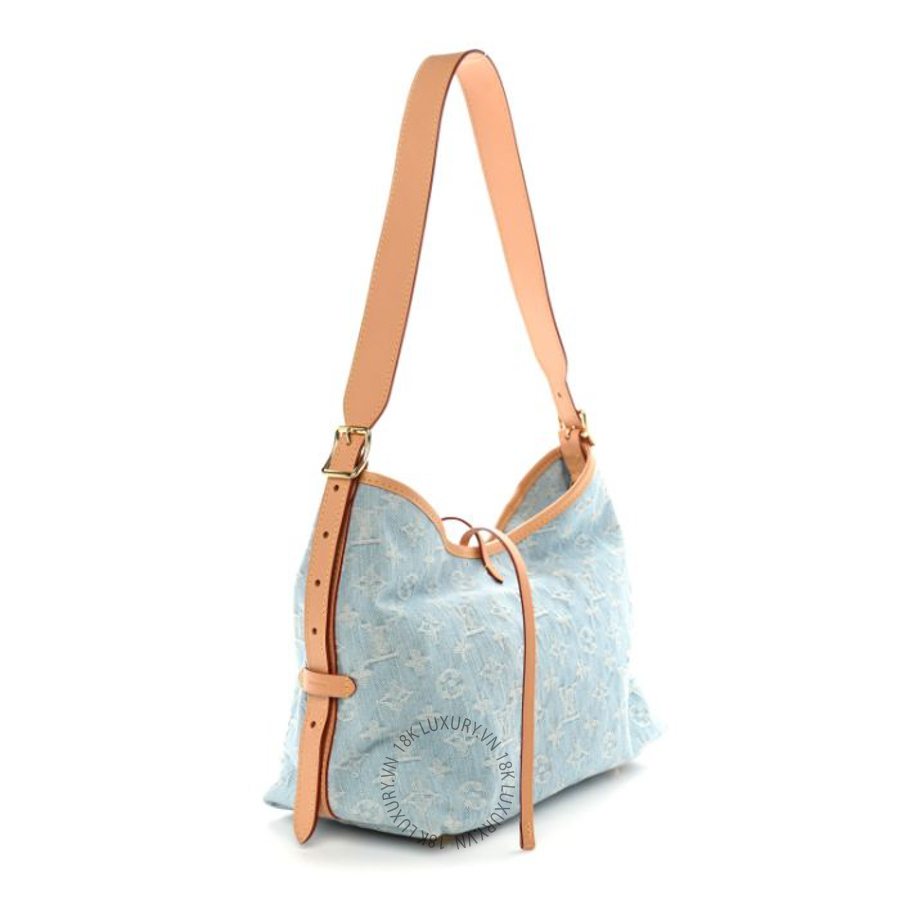 Túi xách Louis Vuitton Monogram Denim CarryAll PM Sky Blue FPNG604