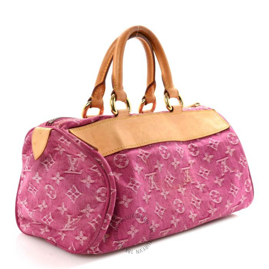 Túi xách Louis Vuitton Monogram Denim Neo Speedy Fuchsia FPNG970