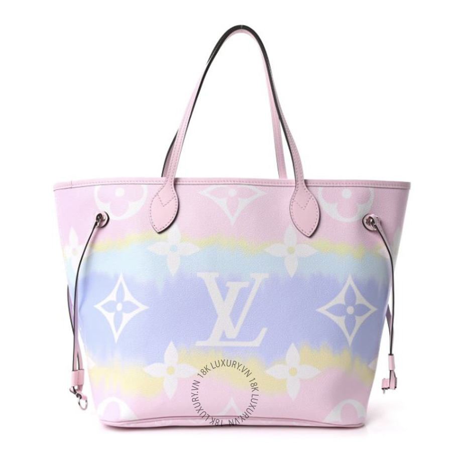 Túi Xách Louis Vuitton Monogram Escale Neverfull MM Pastel MNGR517