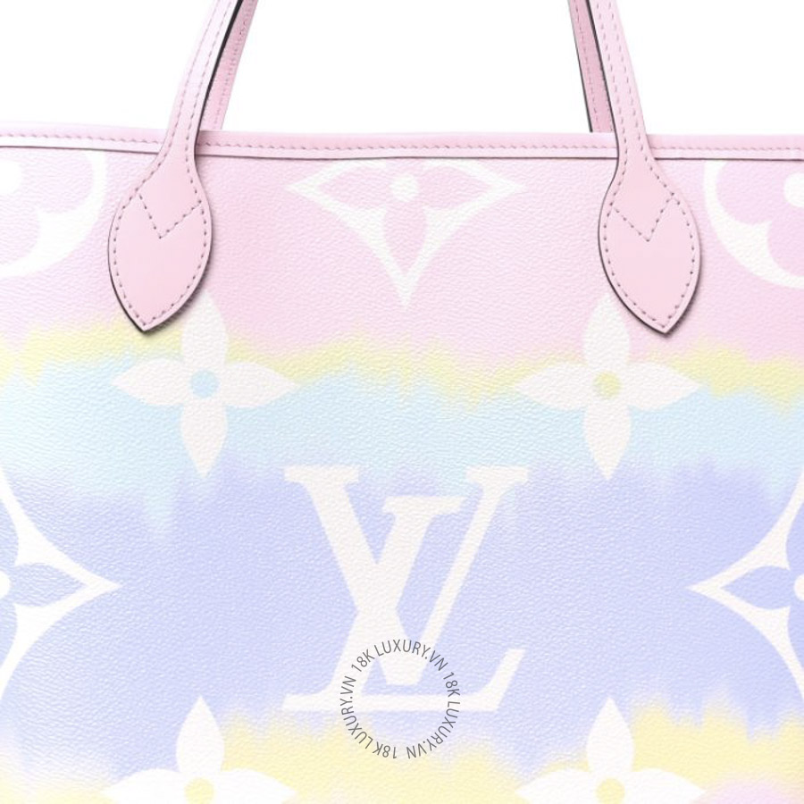 Túi Xách Louis Vuitton Monogram Escale Neverfull MM Pastel MNGR741 21 Túi Xách Louis Vuitton Monogram Escale Neverfull MM Pastel MNGR741