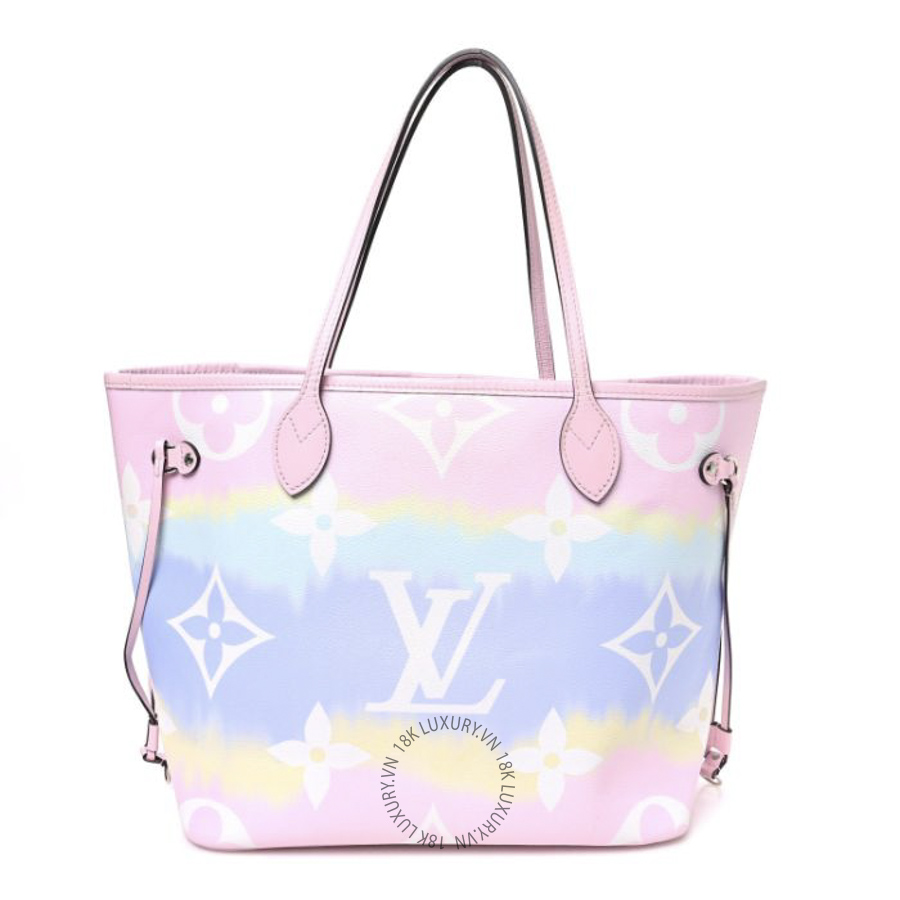 Túi Xách Louis Vuitton Monogram Escale Neverfull MM Pastel NSBD653