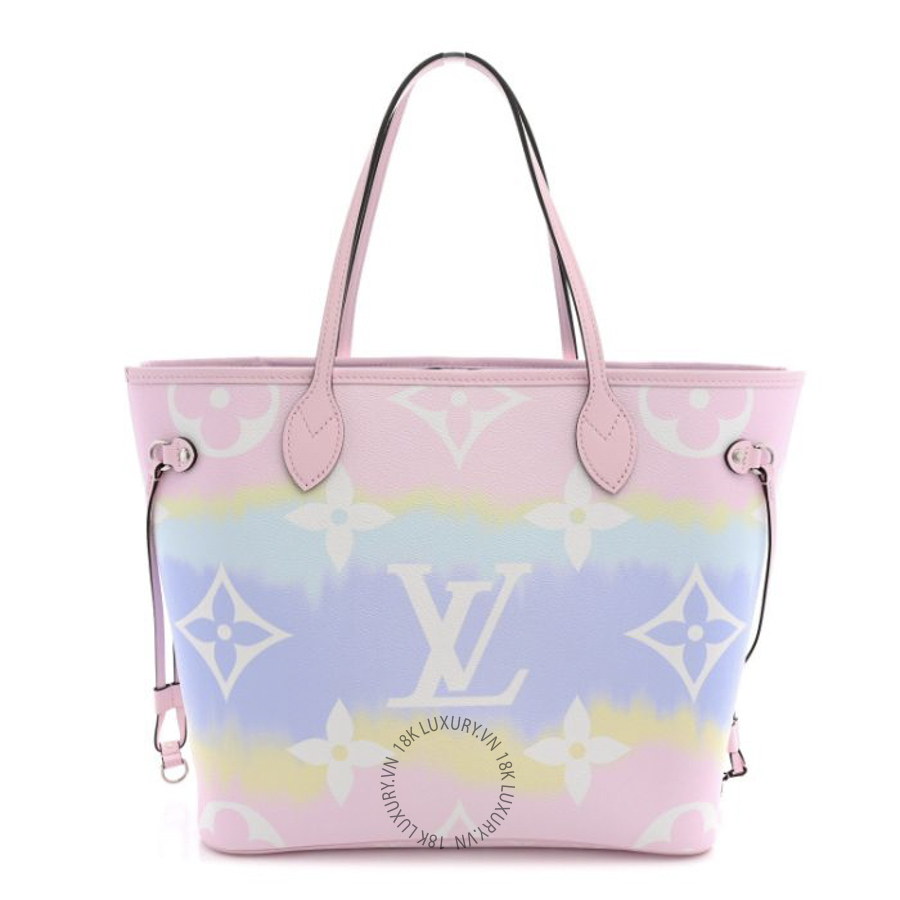 Túi Xách Louis Vuitton Monogram Escale Neverfull MM Pastel NSBD694