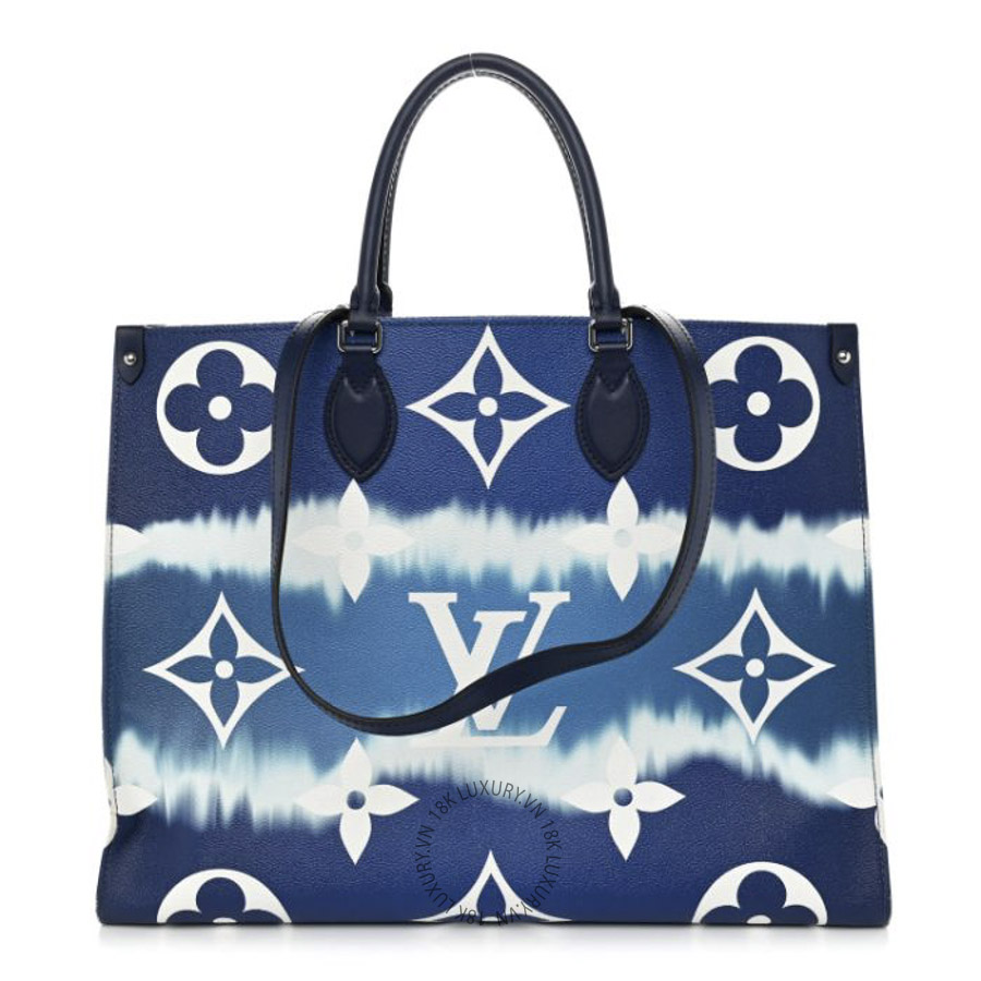 Túi Xách Louis Vuitton Monogram Escale Onthego GM Blue MNGR281