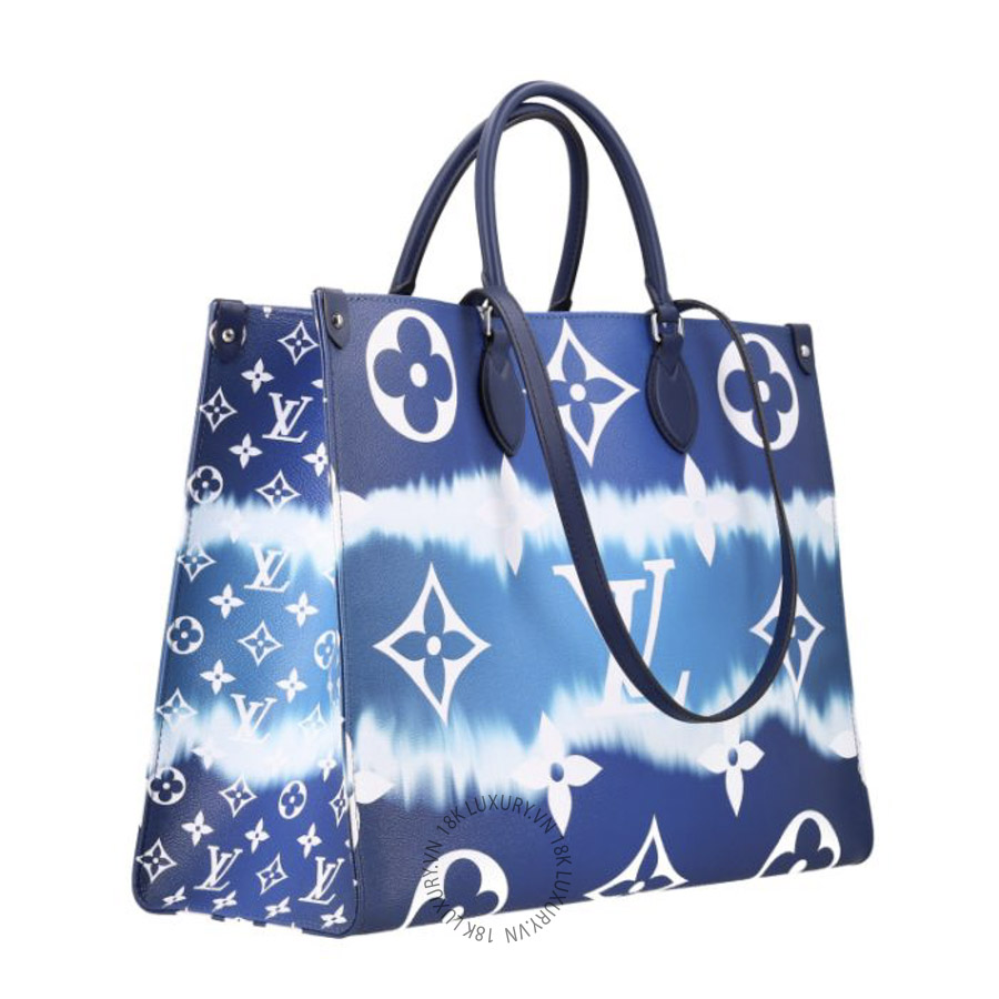 Túi Xách Louis Vuitton Monogram Escale Onthego GM Blue MNGR316