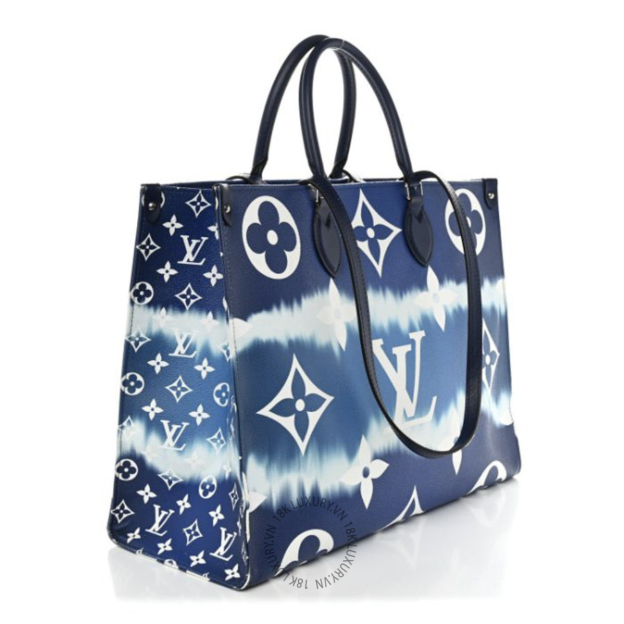 Túi Xách Louis Vuitton Monogram Escale Onthego GM Blue NSBD639