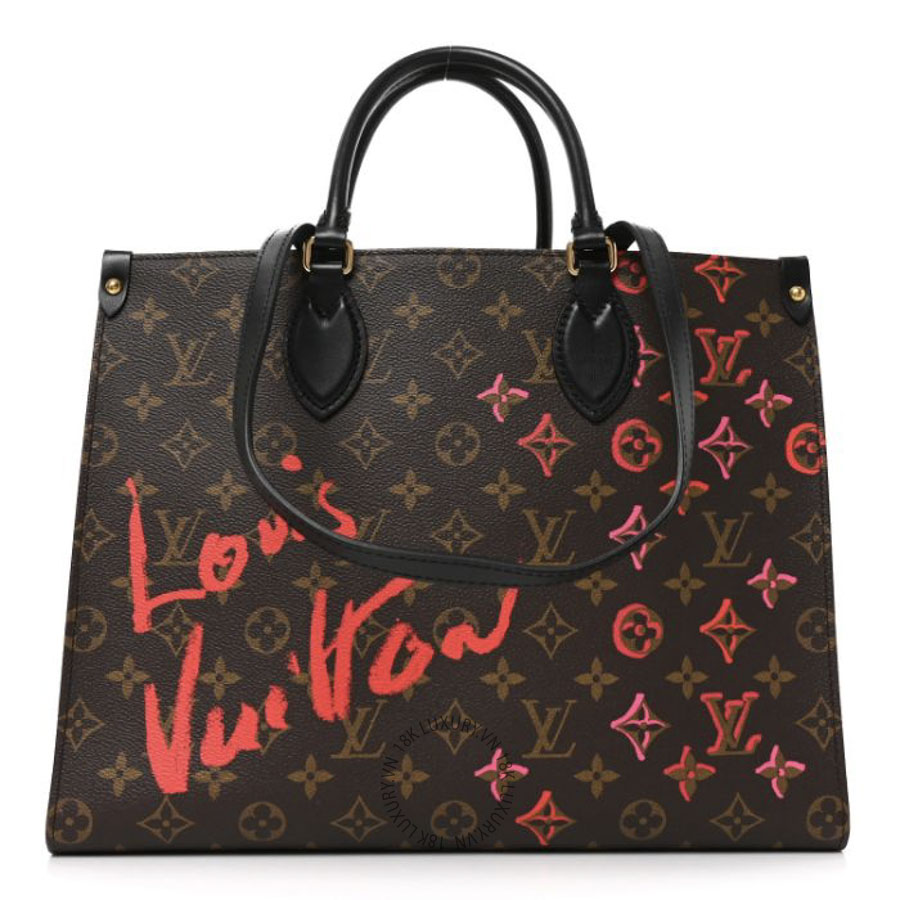 Túi Xách Louis Vuitton Monogram Fall In Love Onthego MM NSBD090
