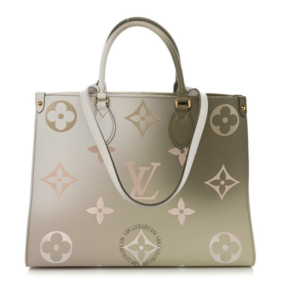 Túi Xách Louis Vuitton Monogram Giant Spring In The City OntheGo MM Sunset Kaki NSBD650
