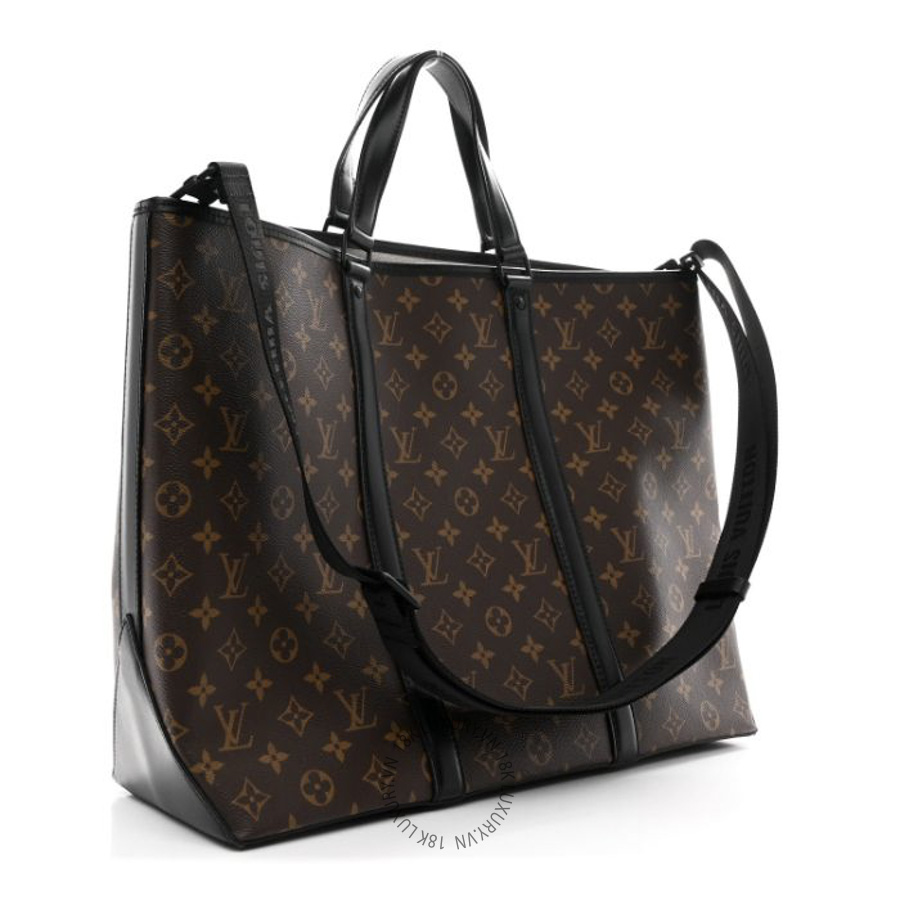 Túi Xách Louis Vuitton Monogram Macassar Weekend Tote GM NSBD755