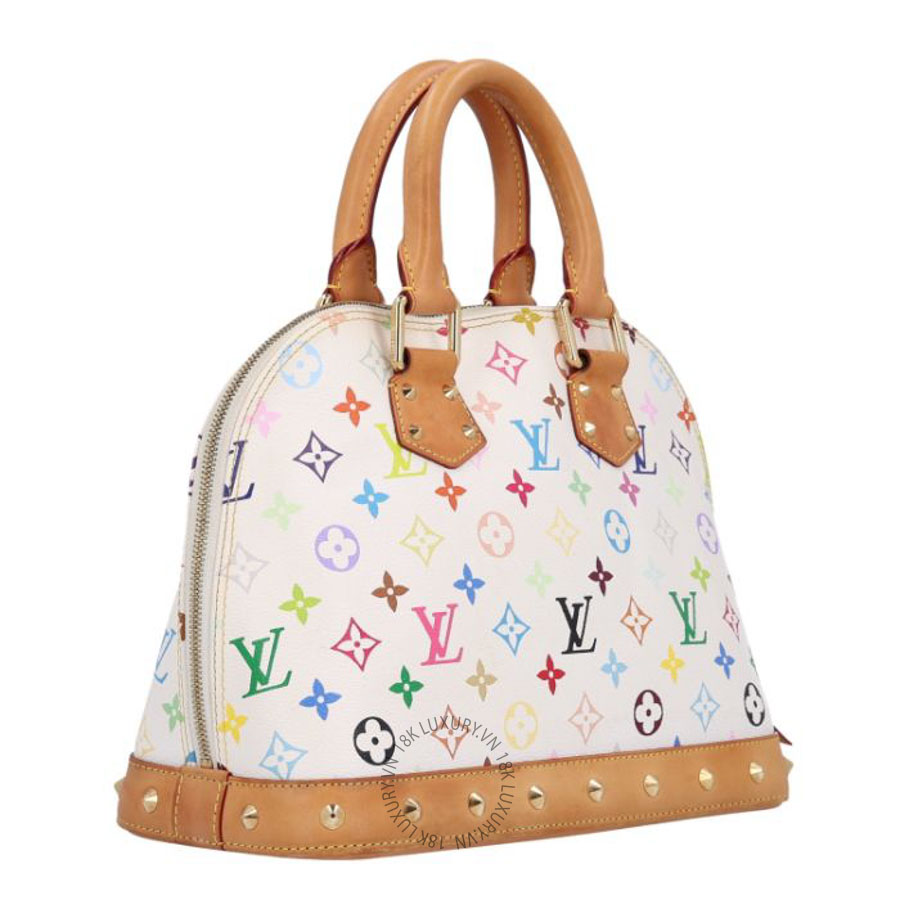 Túi xách Louis Vuitton Monogram Multicolor Alma PM White FPNG1603