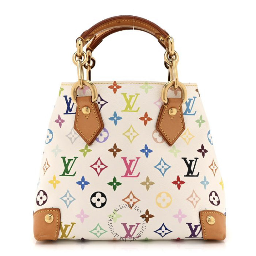 Túi Xách Louis Vuitton Monogram Multicolor Audra White NSBD743