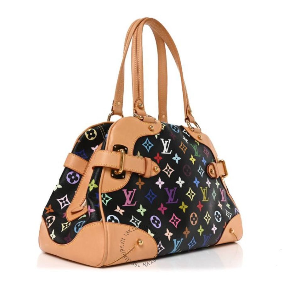 Túi Xách Louis Vuitton Monogram Multicolor Claudia Black QWE1506