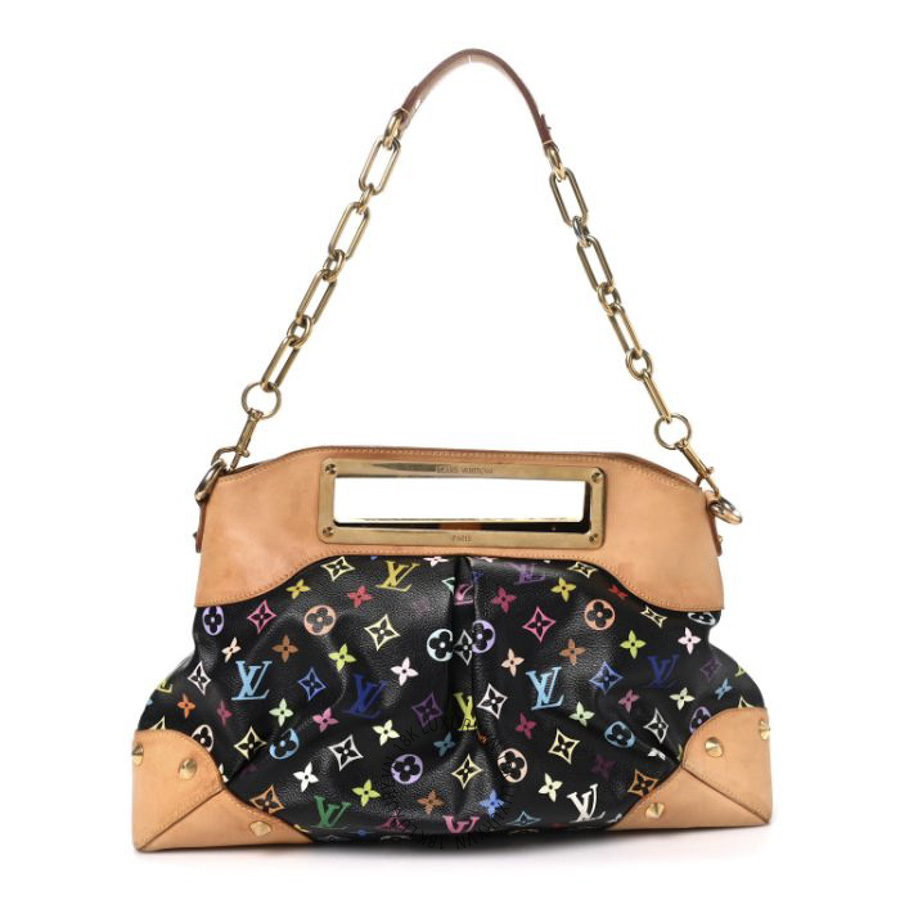 Túi Xách Louis Vuitton Monogram Multicolor Judy GM Black MNGR734