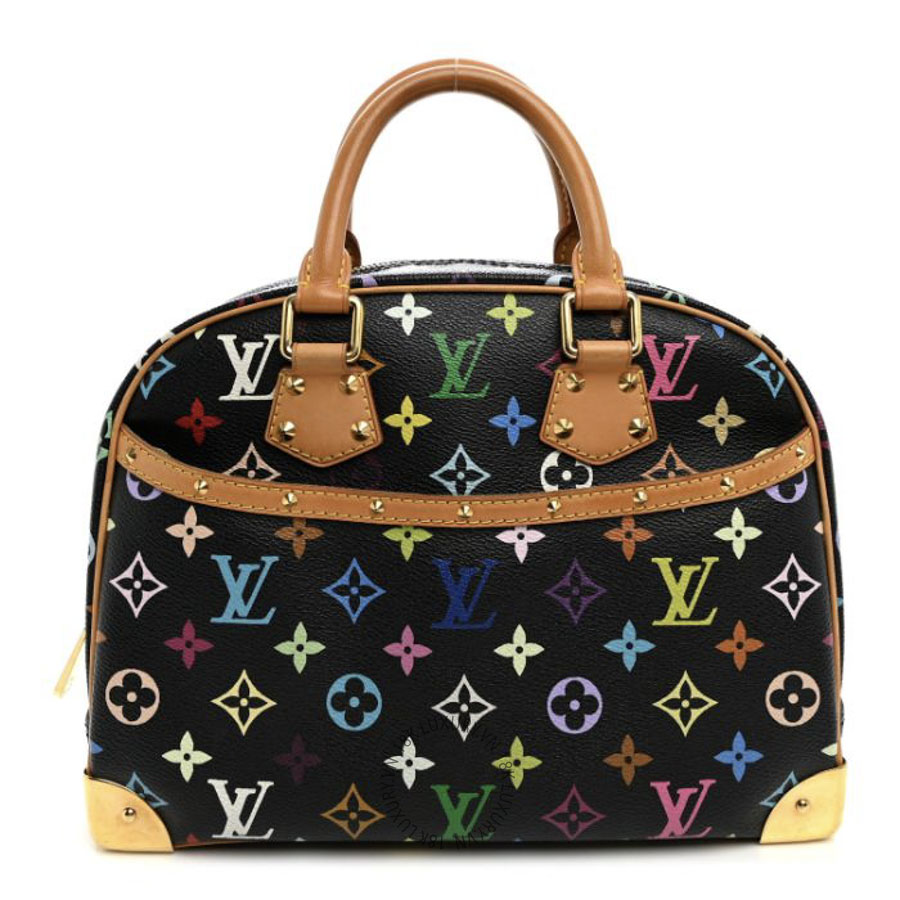 Túi Xách Louis Vuitton Monogram Multicolor Trouville Black NSBD046