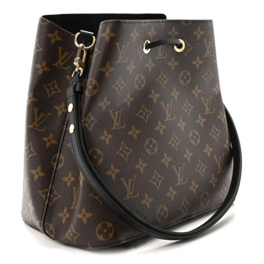 Túi Xách Louis Vuitton Monogram Neonoe MM Black NSBD181