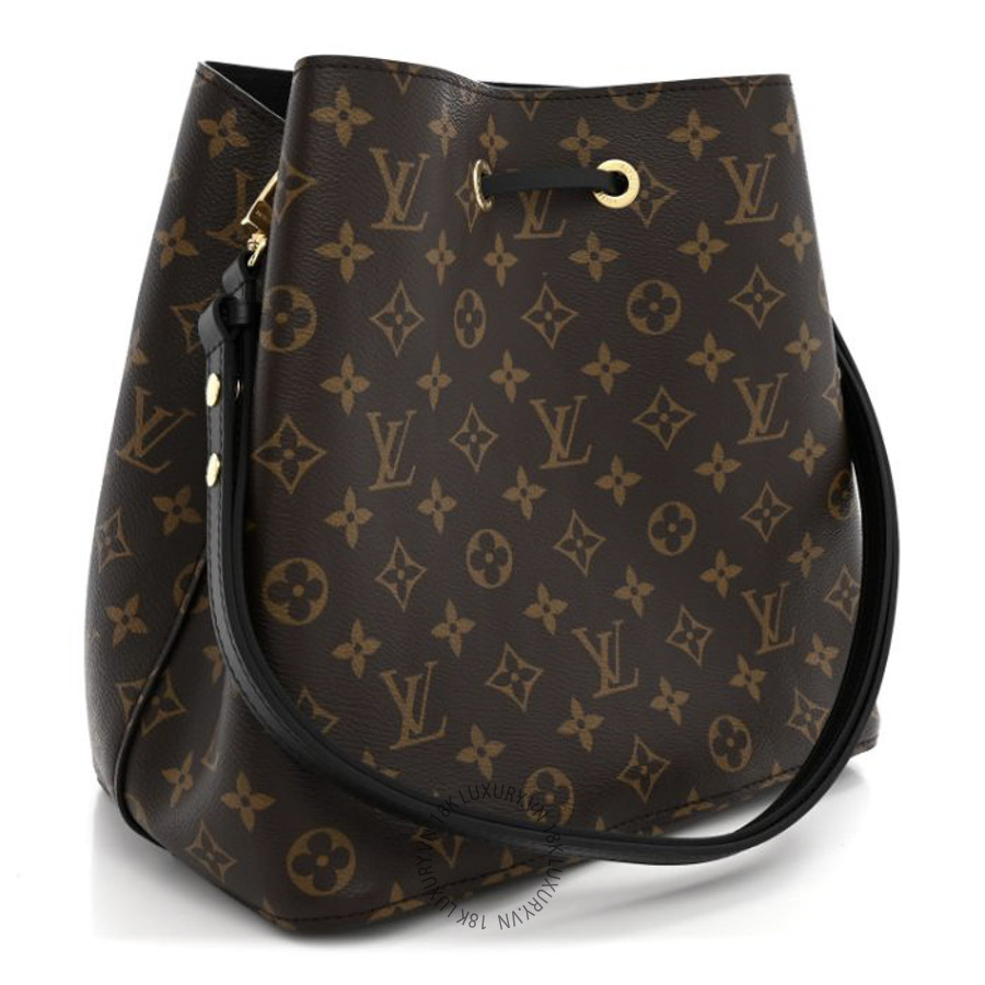 Túi Xách Louis Vuitton Monogram Neonoe MM Black NSBD640