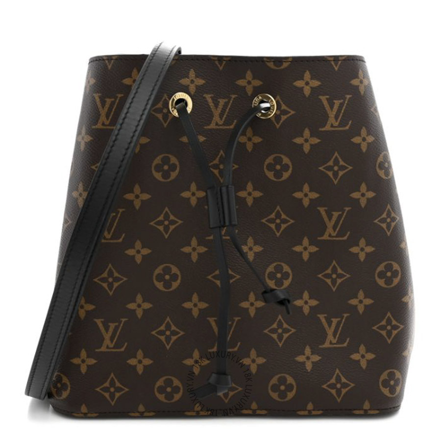 Túi Xách Louis Vuitton Monogram Neonoe MM Black NSBD640