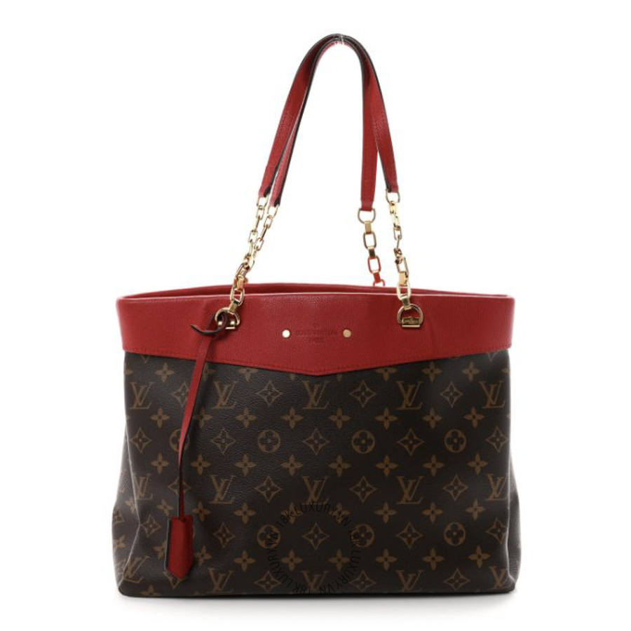 Túi Xách Louis Vuitton Monogram Pallas Shopper Cherry NSBD256