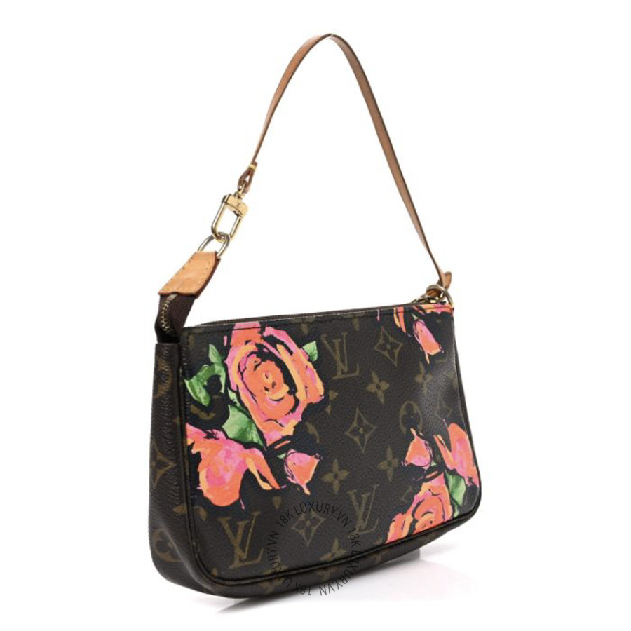 Túi Xách Louis Vuitton Monogram Roses Pochette Accessories NSBD430