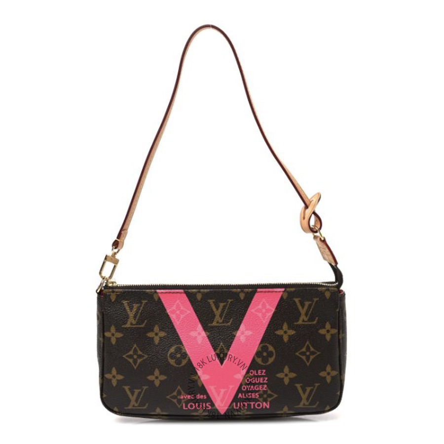Túi Xách Louis Vuitton Monogram V Pochette Accessories Grenade NSBD076
