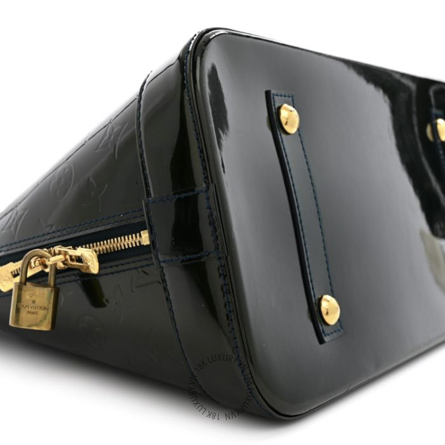 Túi Xách Louis Vuitton Vernis Alma GM Noir Magnetique MNGR161 19 Túi Xách Louis Vuitton Vernis Alma GM Noir Magnetique MNGR161