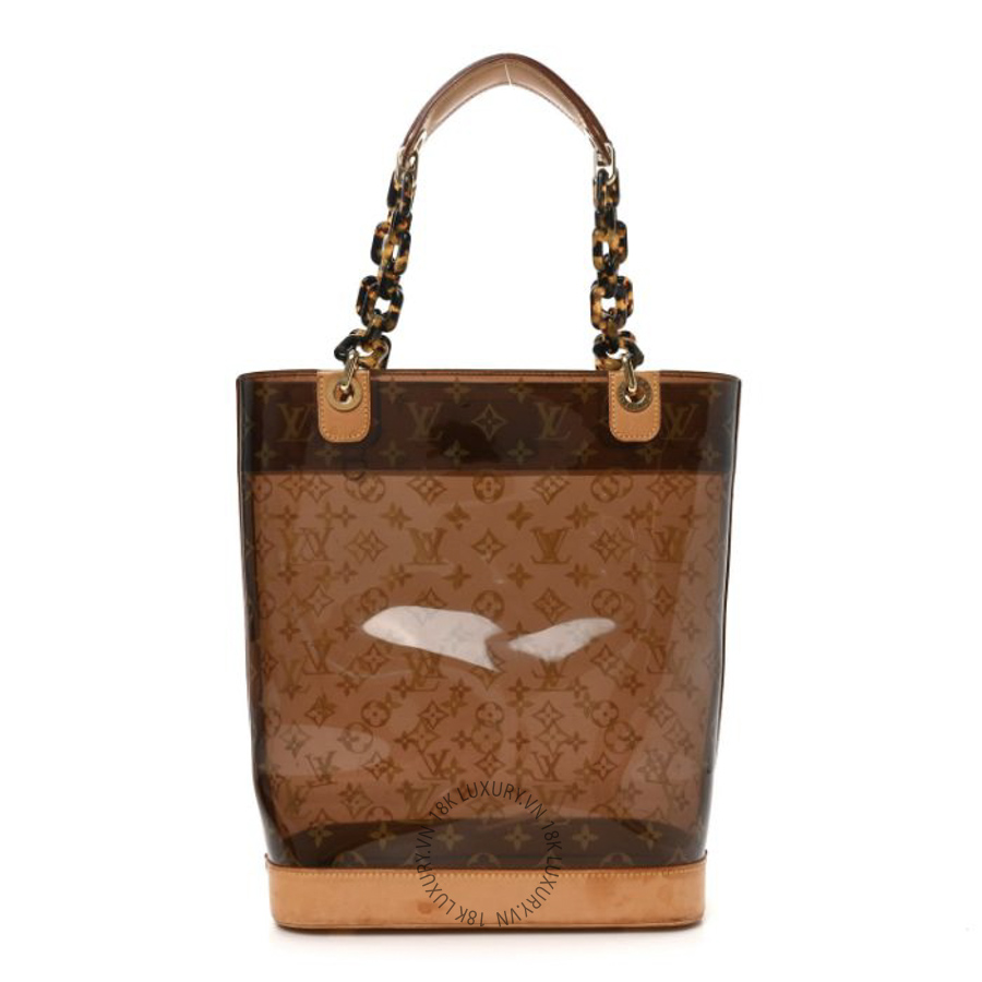 Túi Xách Louis Vuitton Vinyl Cabas Sac Ambre MM NSBD437