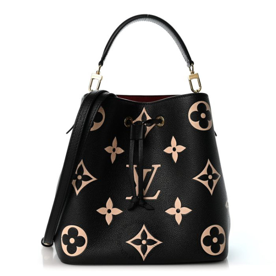 Túi Xách LV Empreinte Monogram Giant Neonoe MM Black Beige QWE1263