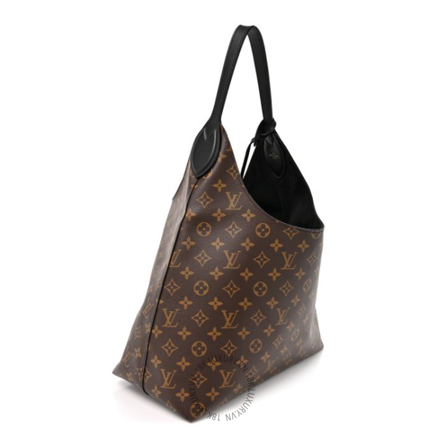 Túi Xách LV Monogram Flower Hobo Black QWE1669