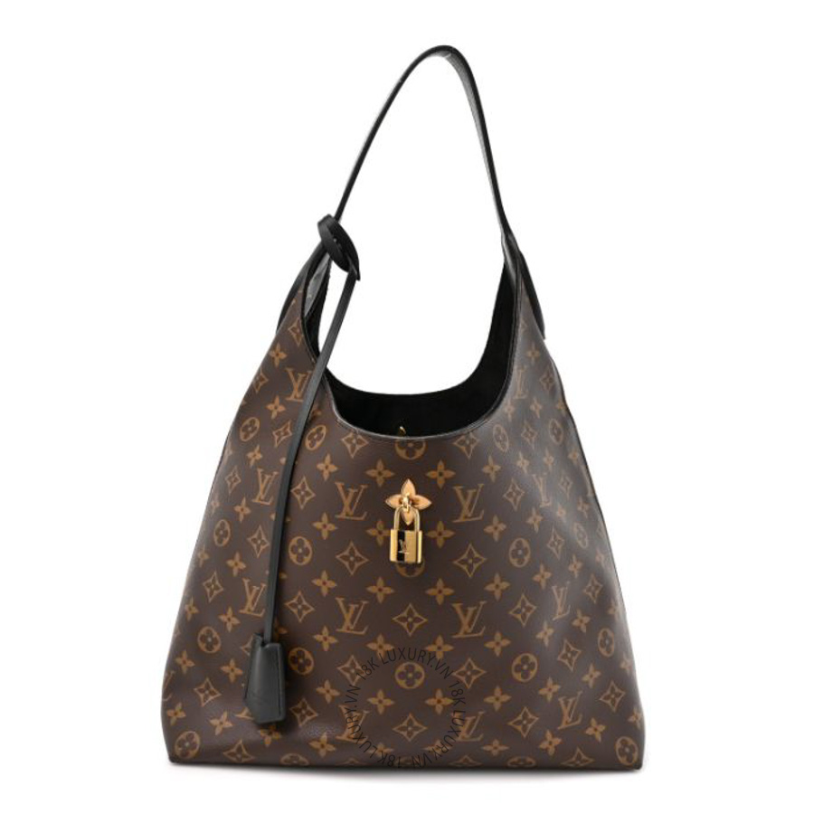 Túi Xách LV Monogram Flower Hobo Black QWE1669