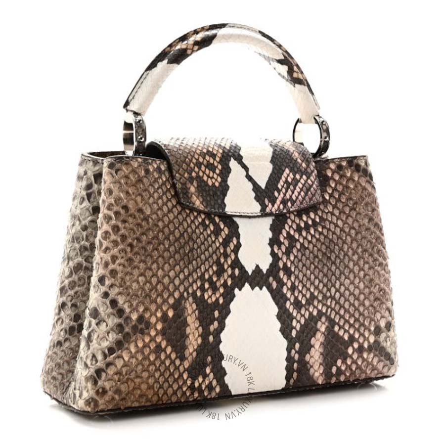 Túi xách LV Snakeskin Capucines BB Naturel Multicolor FPNG756