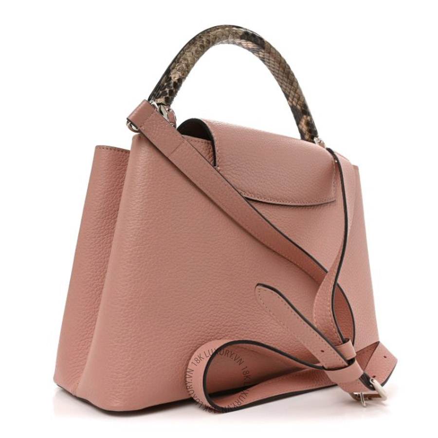 Túi xách LV Taurillon Snakeskin Capucines PM Magnolia FPNG431