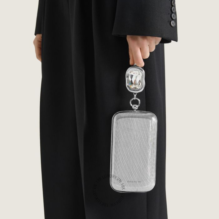Túi Xách Mini Givenchy Evening clutch in metal with crystal jewel BB5150B2BR-040 GHJ155