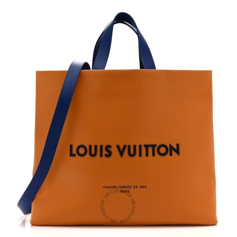 Túi xách tote Louis Vuitton Cowhide Shopper Bag MM Safran QWE894